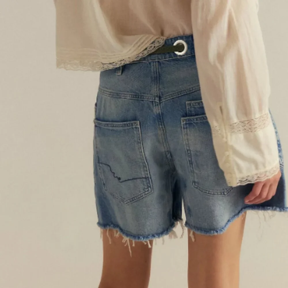 WE The Free Moxie Barrel Shorts WS-155 - Picture 4 of 8